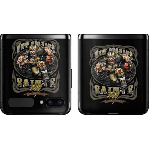 Liquid Blue NFL New Orleans Saints Running Back Galaxy Z Flip Skin
