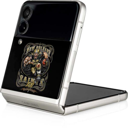 Liquid Blue NFL New Orleans Saints Running Back Galaxy Z Flip3 5G Skin