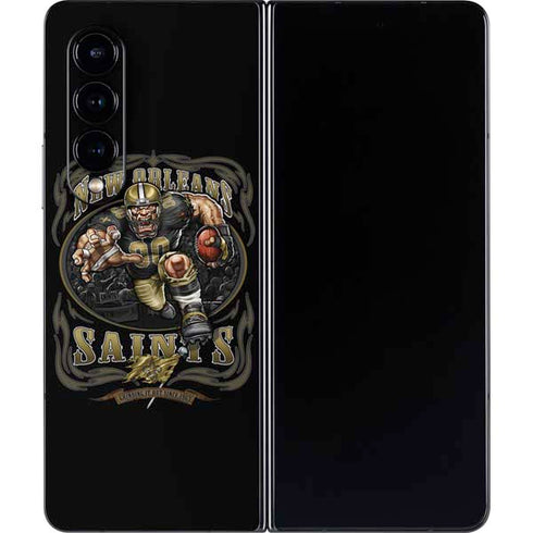 Liquid Blue NFL New Orleans Saints Running Back Galaxy Z Fold4 5G Skin
