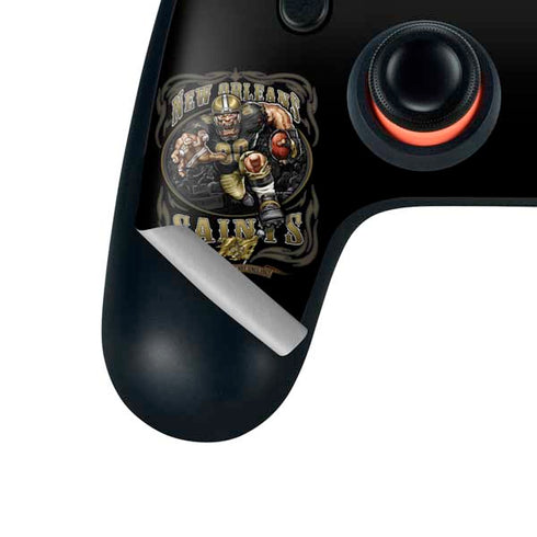 Liquid Blue NFL New Orleans Saints Running Back Google Stadia Controller Skin