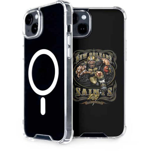 Liquid Blue NFL New Orleans Saints Running Back iPhone 15 MagSafe Case