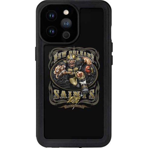 Liquid Blue NFL New Orleans Saints Running Back iPhone 14 Pro Max Waterproof Case