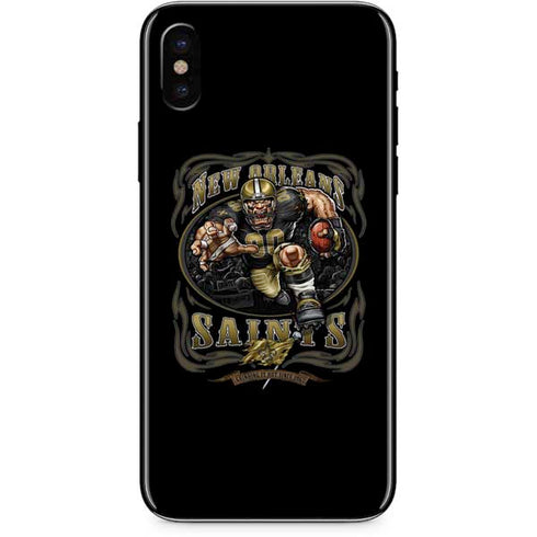 Liquid Blue NFL New Orleans Saints Running Back iPhone XS Skin