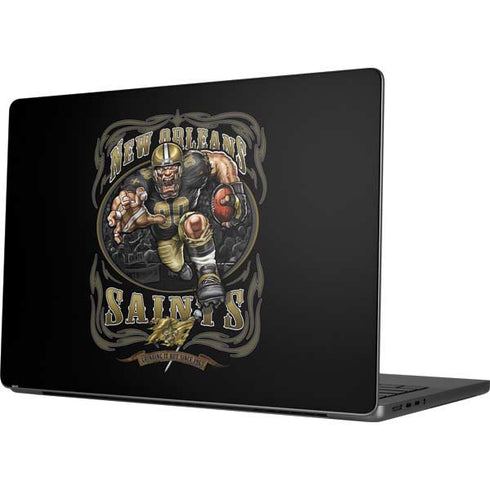 Liquid Blue NFL New Orleans Saints Running Back MacBook Pro 14in (2021-24) Skin