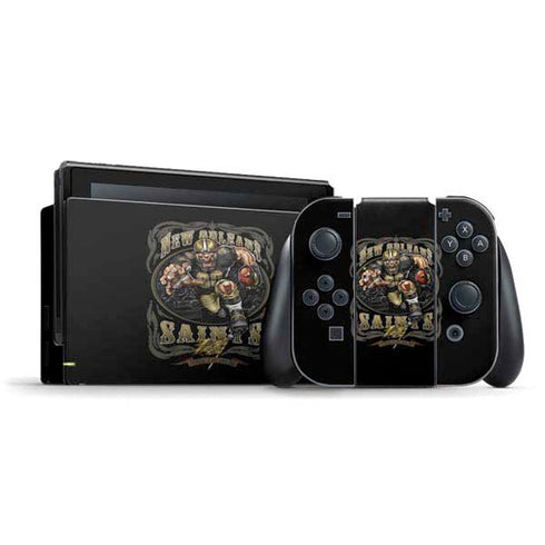 Liquid Blue NFL New Orleans Saints Running Back Nintendo Switch Bundle Skin