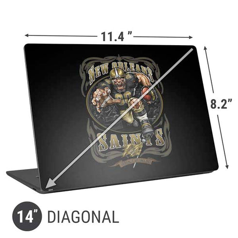 Liquid Blue NFL New Orleans Saints Running Back Universal Laptop 14in (11.4 x 8.2in) Skin