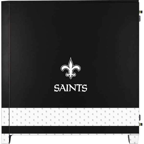 NFL New Orleans Saints Shutout Corsair 4000D Tempered Glass Mid-Tower ATX Case Skin