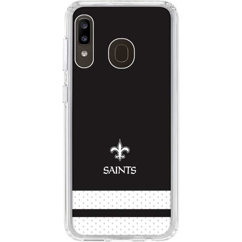 NFL New Orleans Saints Shutout Galaxy A20 Clear Case