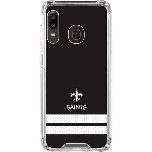 NFL New Orleans Saints Shutout Galaxy A30 Clear Case