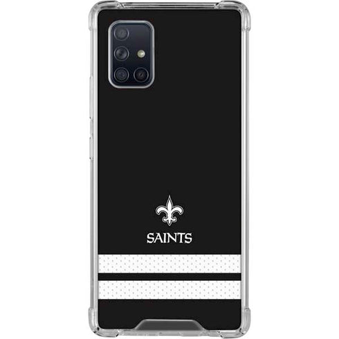 NFL New Orleans Saints Shutout Galaxy A71 5G Clear Case