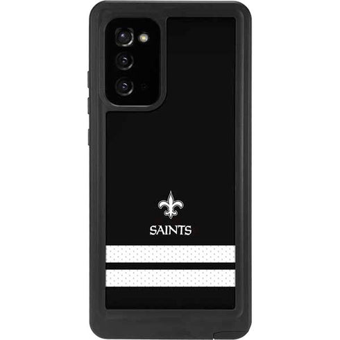 NFL New Orleans Saints Shutout Galaxy Note20 5G Waterproof Case