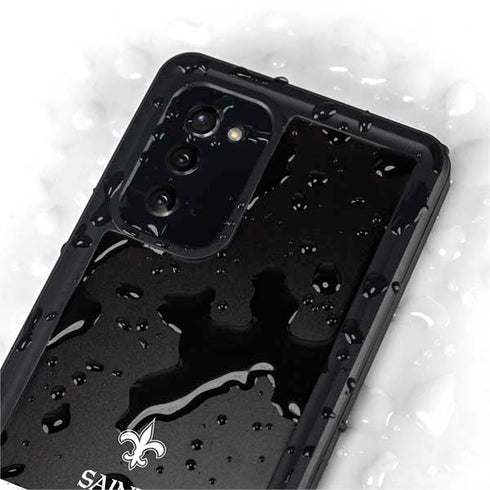 NFL New Orleans Saints Shutout Galaxy Note20 5G Waterproof Case