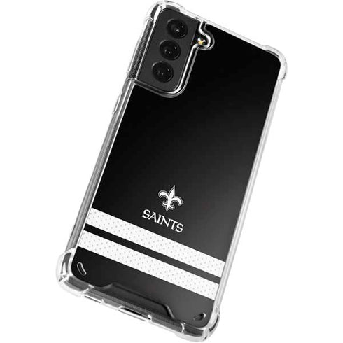 NFL New Orleans Saints Shutout Galaxy S21 5G Clear Case