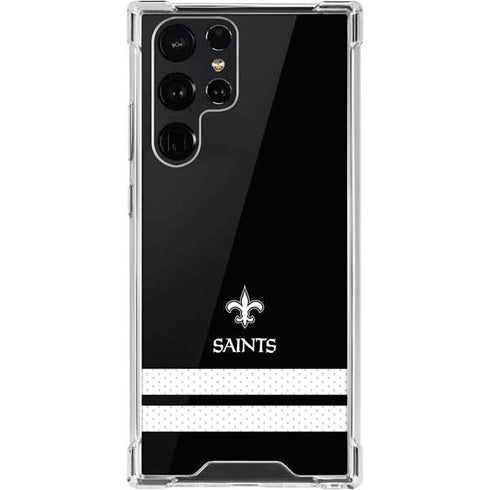 NFL New Orleans Saints Shutout Galaxy S22 Ultra Clear Case
