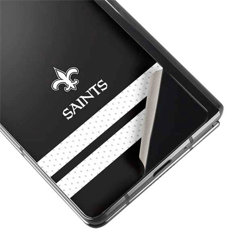 NFL New Orleans Saints Shutout Galaxy Z Fold2 5G Skin