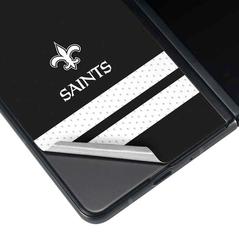 NFL New Orleans Saints Shutout Galaxy Z Fold3 5G Skin