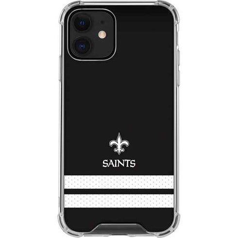 NFL New Orleans Saints Shutout iPhone 12 Mini Clear Case
