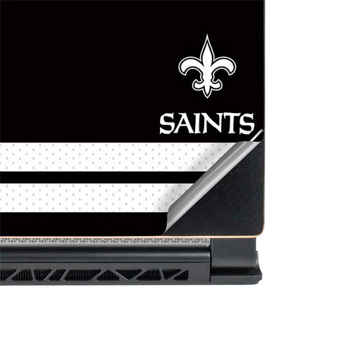 NFL New Orleans Saints Shutout MSI GS65 Stealth Laptop Skin