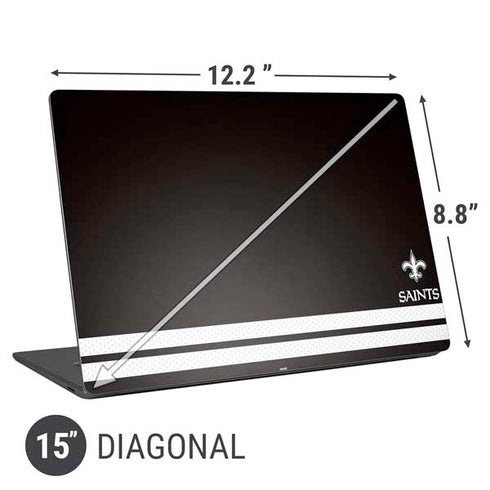 NFL New Orleans Saints Shutout Universal Laptop 15in (12.2 x 8.8in) Skin