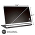 NFL New Orleans Saints Shutout Universal Laptop 16.6in (13.4 x 9.7in) Skin
