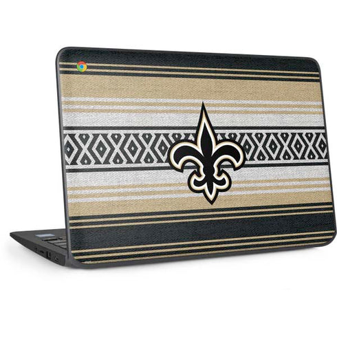 NFL New Orleans Saints Trailblazer HP Chromebook Skin