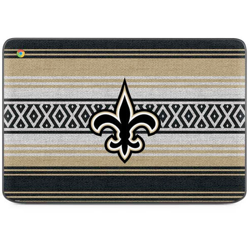 NFL New Orleans Saints Trailblazer HP Chromebook Skin