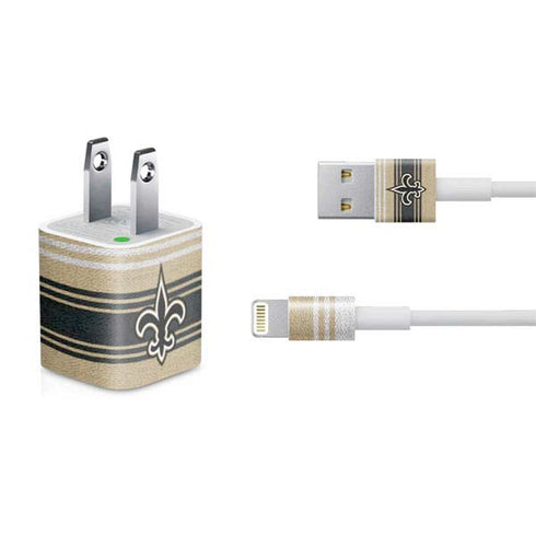 NFL New Orleans Saints Trailblazer iPhone Charger (5W USB) Skin
