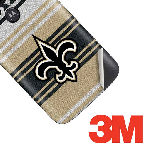 NFL New Orleans Saints Trailblazer Moto E5 Play Skin