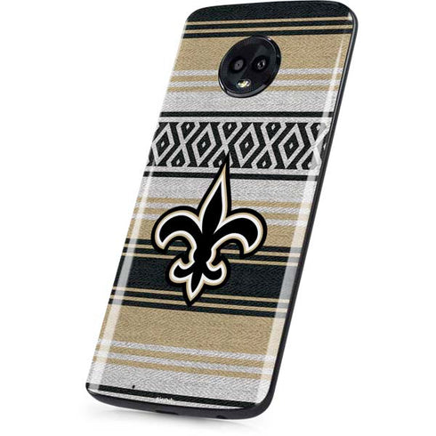 NFL New Orleans Saints Trailblazer Moto G6 Skin