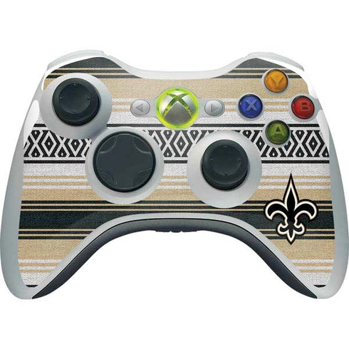 NFL New Orleans Saints Trailblazer Xbox 360 Wireless Controller Skin