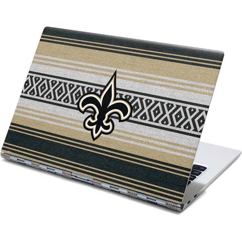 NFL New Orleans Saints Trailblazer Yoga 910 2-in-1 14in Touch-Screen Skin