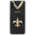 NFL New Orleans Saints Team Jersey Galaxy A10e Clear Case