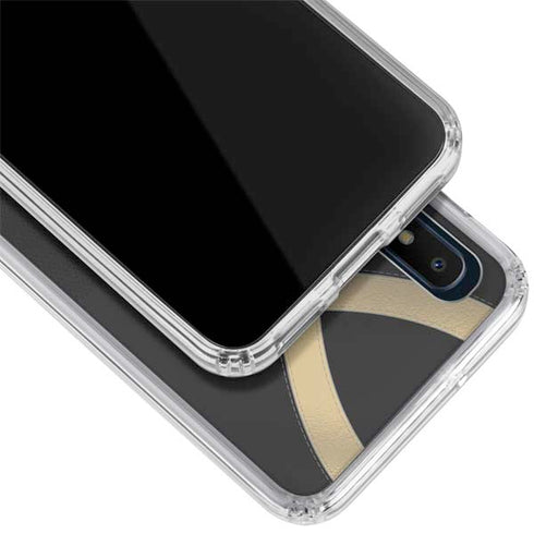 NFL New Orleans Saints Team Jersey Galaxy A10e Clear Case