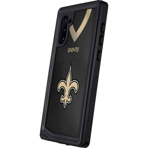 NFL New Orleans Saints Team Jersey Galaxy Note 10 Waterproof Case