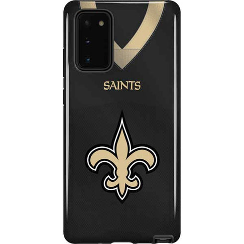 NFL New Orleans Saints Team Jersey Galaxy Note20 5G Pro Case