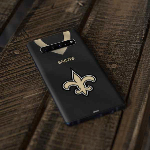 NFL New Orleans Saints Team Jersey Galaxy S10 Plus Skin