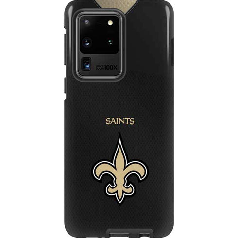 NFL New Orleans Saints Team Jersey Galaxy S20 Ultra 5G Pro Case