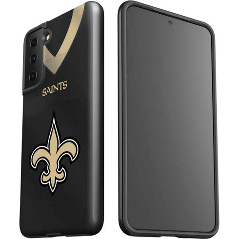 NFL New Orleans Saints Team Jersey Galaxy S21 FE Pro Case