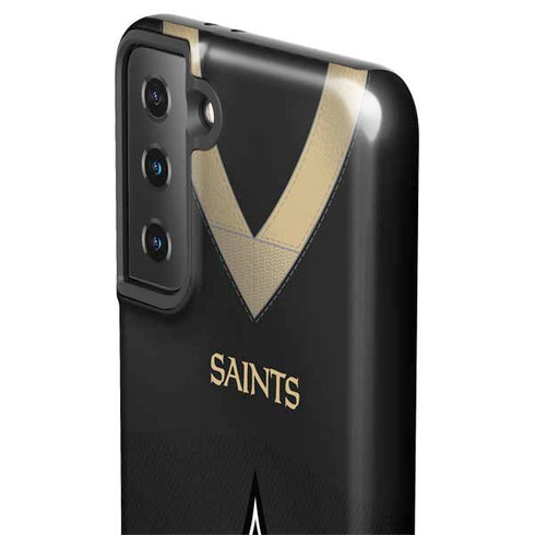 NFL New Orleans Saints Team Jersey Galaxy S21 Plus 5G Pro Case