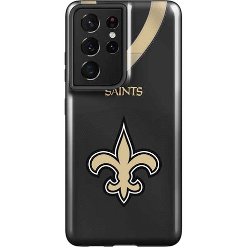 NFL New Orleans Saints Team Jersey Galaxy S21 Ultra 5G Pro Case