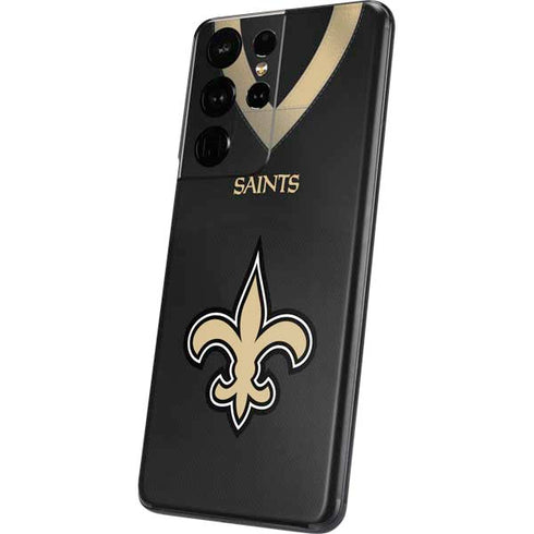 NFL New Orleans Saints Team Jersey Galaxy S21 Ultra 5G Skin
