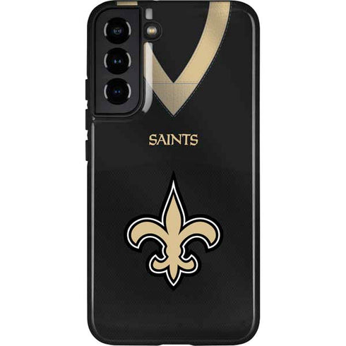 NFL New Orleans Saints Team Jersey Galaxy S22 Plus Pro Case
