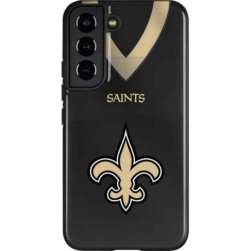 NFL New Orleans Saints Team Jersey Galaxy S22 Pro Case