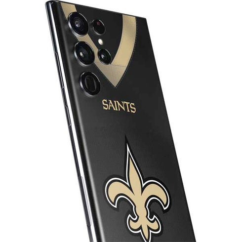 NFL New Orleans Saints Team Jersey Galaxy S22 Ultra Skin