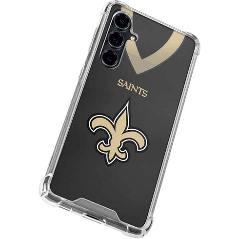 NFL New Orleans Saints Team Jersey Galaxy S23 FE Clear Case