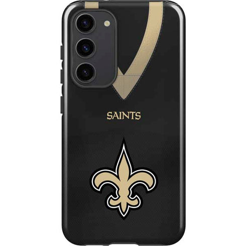 NFL New Orleans Saints Team Jersey Galaxy S23 Plus Pro Case