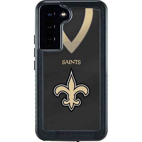 NFL New Orleans Saints Team Jersey Galaxy S23 Plus Waterproof Case