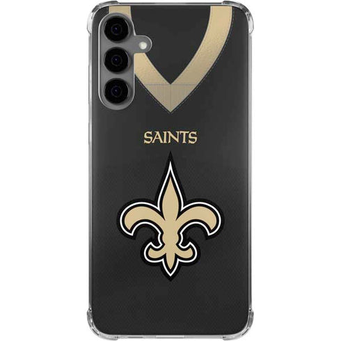 NFL New Orleans Saints Team Jersey Galaxy S24 Plus Clear Case