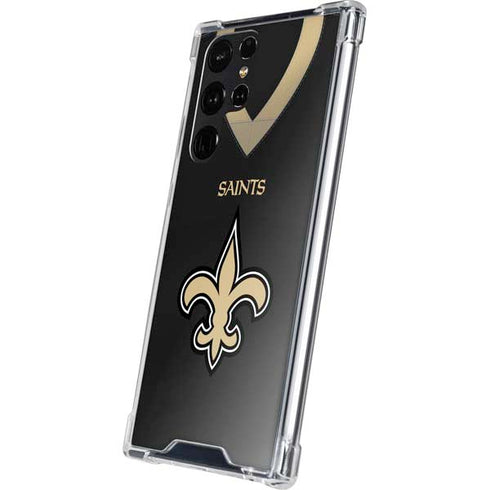 NFL New Orleans Saints Team Jersey Galaxy S24 Ultra Clear Case