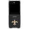 NFL New Orleans Saints Team Jersey Galaxy Z Flip5 5G Clear Case